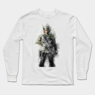 Zain - BF2042 (Watercolor) Long Sleeve T-Shirt